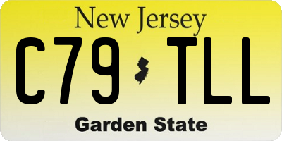 NJ license plate C79TLL
