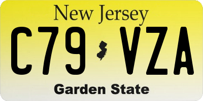 NJ license plate C79VZA