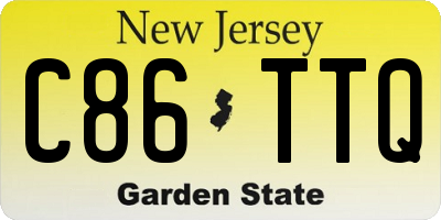 NJ license plate C86TTQ