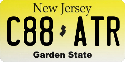 NJ license plate C88ATR
