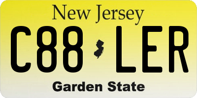 NJ license plate C88LER