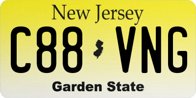 NJ license plate C88VNG