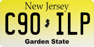 NJ license plate C90ILP