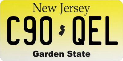 NJ license plate C90QEL