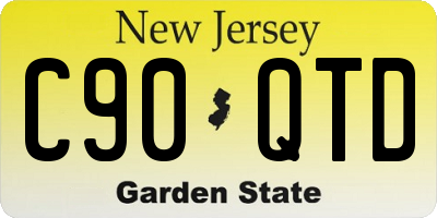 NJ license plate C90QTD