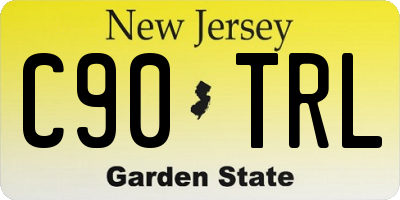 NJ license plate C90TRL