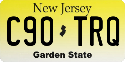 NJ license plate C90TRQ