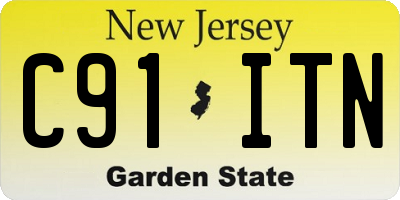 NJ license plate C91ITN