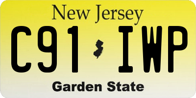 NJ license plate C91IWP