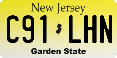 NJ license plate C91LHN