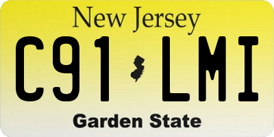 NJ license plate C91LMI