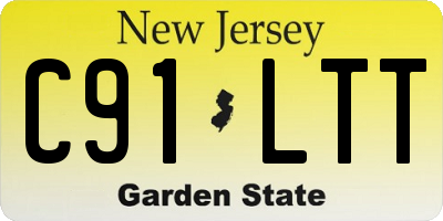 NJ license plate C91LTT