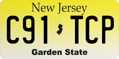 NJ license plate C91TCP