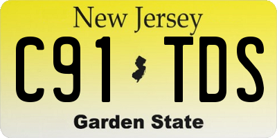 NJ license plate C91TDS