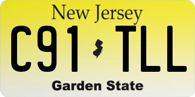NJ license plate C91TLL