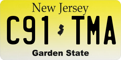 NJ license plate C91TMA