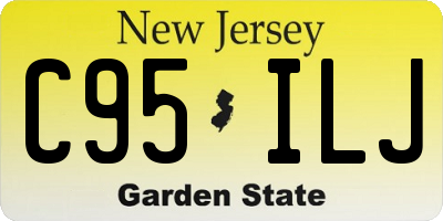 NJ license plate C95ILJ