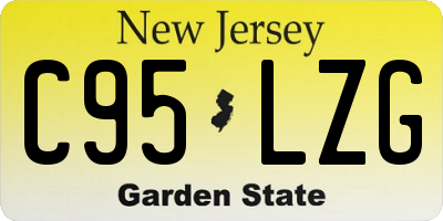 NJ license plate C95LZG
