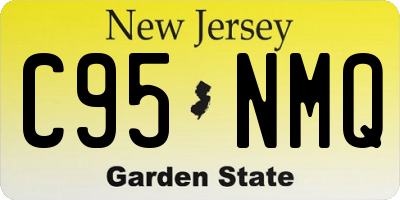 NJ license plate C95NMQ