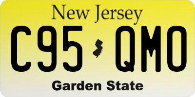 NJ license plate C95QMO
