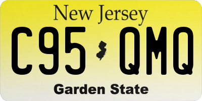 NJ license plate C95QMQ