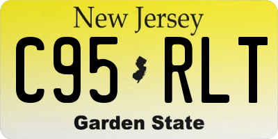 NJ license plate C95RLT