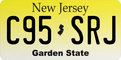 NJ license plate C95SRJ