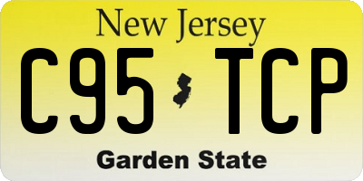 NJ license plate C95TCP