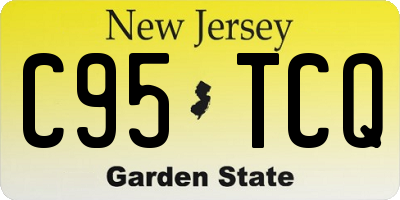 NJ license plate C95TCQ