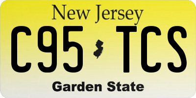 NJ license plate C95TCS