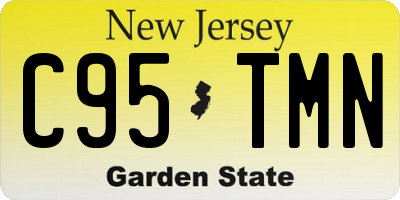 NJ license plate C95TMN
