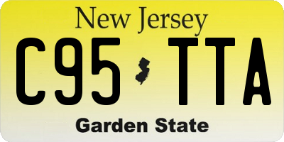 NJ license plate C95TTA
