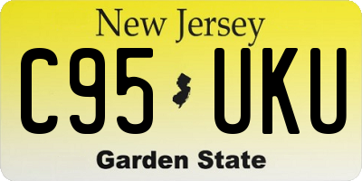 NJ license plate C95UKU