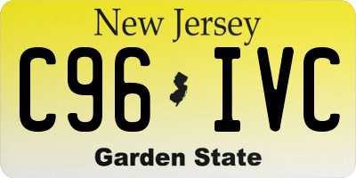 NJ license plate C96IVC
