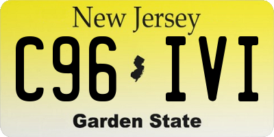 NJ license plate C96IVI