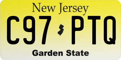 NJ license plate C97PTQ