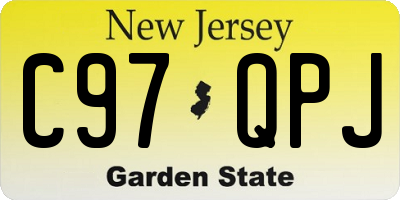 NJ license plate C97QPJ