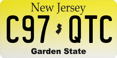 NJ license plate C97QTC