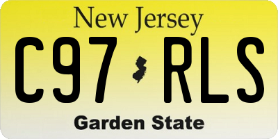 NJ license plate C97RLS