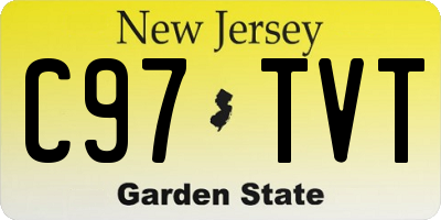NJ license plate C97TVT