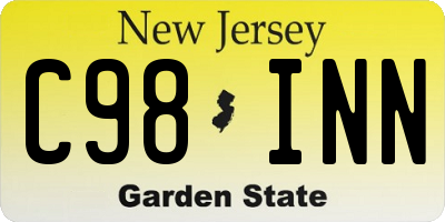 NJ license plate C98INN