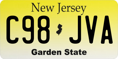 NJ license plate C98JVA