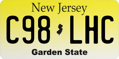 NJ license plate C98LHC