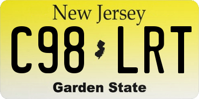 NJ license plate C98LRT