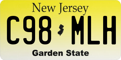 NJ license plate C98MLH
