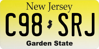 NJ license plate C98SRJ