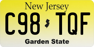 NJ license plate C98TQF