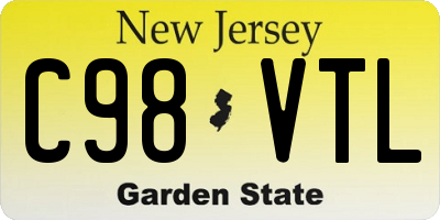 NJ license plate C98VTL