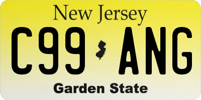 NJ license plate C99ANG
