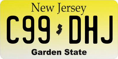 NJ license plate C99DHJ